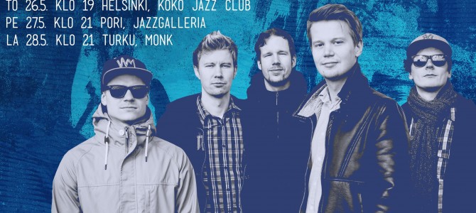 Fifth Avenue Suomen Jazzliiton kiertueella 18.–28.5.2016